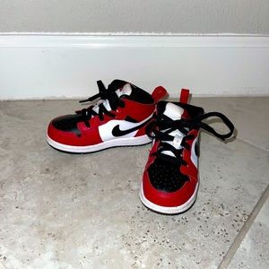 Red Black & White Jordan 1